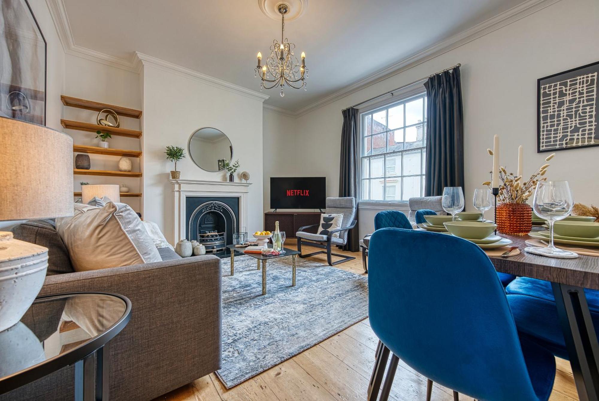 2 Bed Stunning Chic Modern Spacious Apt, Ocean Village, Southampton - Plenty Of Parking - By Blue Puffin Stays Exteriér fotografie